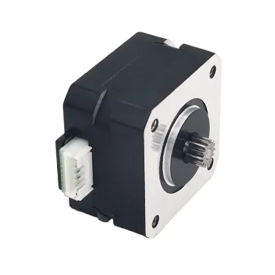 NEMA 17 tvískauta 1,8° 0.16Nm 3.1V 0.7A skrefamótor með gír